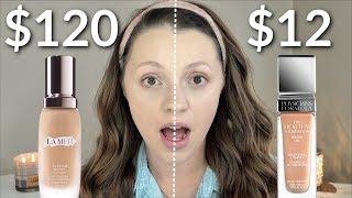 $120 vs $12 | La Mer Foundation vs. A Drugstore Dupe