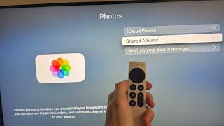 Apple TV: How to Turn On/Off iCloud Photos Tutorial! (For Beginners)