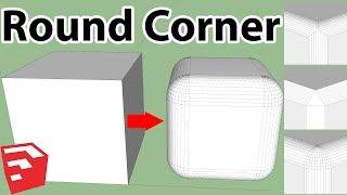 How To Use Round Corner Plugin In SketchUp