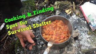 Finding Camp Spot & cooking Ep 1