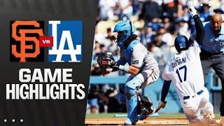 Giants vs. Dodgers Game Highlights (6/15/25) | MLB Highlights