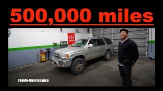 Toyota 4RUNNER with 500,000 miles