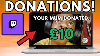 How To Set Up Donations On Twitch 2024