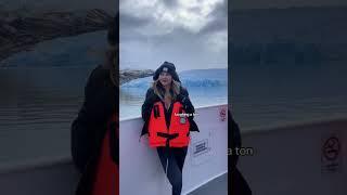 Boating to a Glacier in Patagonia
