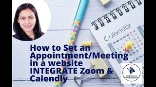 How to Integrate Calendly to Zoom | Create a meeting in Strikingly Website