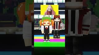 Toca Toca Anime Dance [minegreen version] Minecraft #shorts