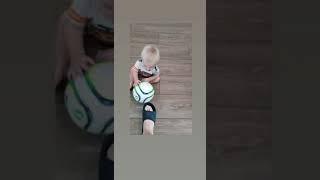 LANDEN PASSES SOCCER BALL