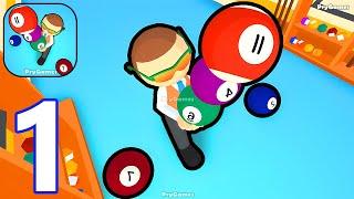 Pool Club - Gameplay Walkthrough Part 1 Stickman Pool Club Manager - Android Gameplay