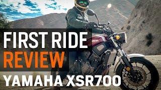 Yamaha XSR700 First Ride Review at RevZilla.com