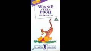 Opening to Winnie the Pooh and Tigger Too UK VHS (1995)