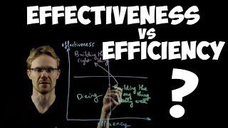 Effectiveness vs Efficiency: which one is more important for agile?