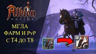 Albion online : МГЛА ФАРМ С Т4 ДО Т8  РОЗЫГРЫШ СКИНОВ