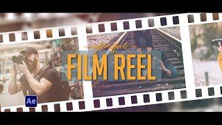 انترو الفيلم الاحترافي في افتر افكتس بدون اضافات خارجية || Film Reel With Adobe After Effects