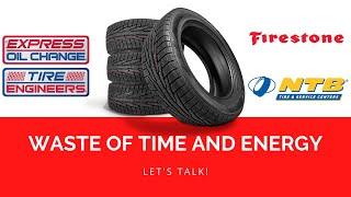 Car Tire Repair FIRESTONE , EXPRESS OIL CHANGE, NTB: auto service centers review