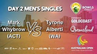 2025 Australian Open - Men’s Singles – Sectional – Mark Whybrow (ACT) vs Tyrone Alberti (WA)