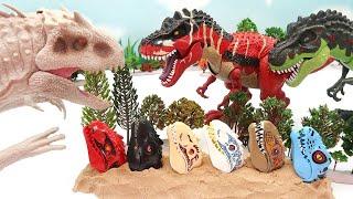 Dinosaur Battle Movie! Tyrannosaurus VS Indominus - Jurassic World Dino Lego 혼종 공룡 레고 배틀