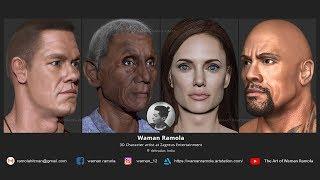 3d character artist showreel