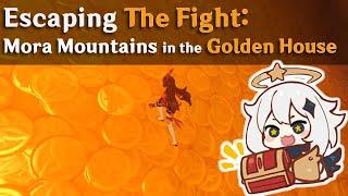 Escaping Golden House Fight and Exploring Out-of-Bounds in Genshin Impact