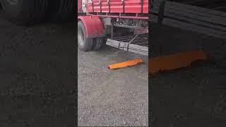 Running over a Pallet Angle with a B Double - the Ultimate Test!