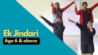 Ek Jindari | Easy Kids Choreography | Age 6 & above | Rhythmus HappyFeet