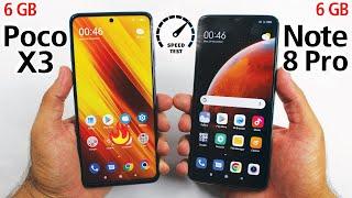 Poco X3 vs Redmi Note 8 Pro - Speed Test! Poco X3 