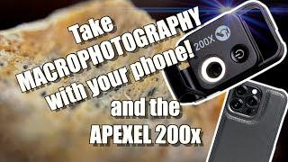 APEXEL 200x - MACRO PHOTOGRAPHY with your phone!