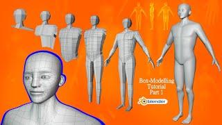 Blender Tutorial - Human Body Modelling for Animation - Part 1