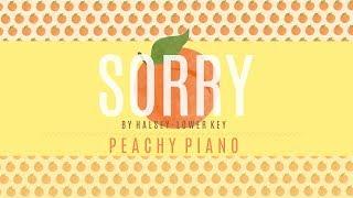 Sorry - Halsey (Lower Key) | Piano Backing Track