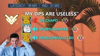 TOXIC Tank Player Scapegoats And Blames BOTH His DPS (Overwatch Competitive Toxicity)