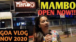 Baga beach is full in Goa after lockdown | Mambos Goa is half open | Goa Vlog | Richa in Goa