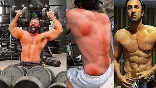 Ranbir Kapoor's extreme Hard workout & Huge Transformation from 71 To 82 Kg's for animal movie