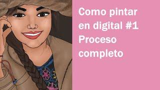 Arte Digital - ¿Como pintar en computadora? - Proceso completo(Krita)