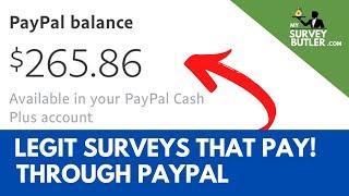 Legit Surveys That Pay Through PayPal 2021 