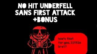 Underfell first attack no hit(AUSTale)