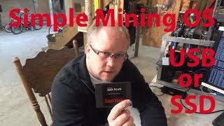 Install Simple Mining OS on SSD and USB