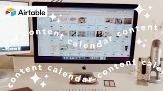 Using Airtable for Social Media Content Calendar