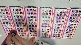 Playing Big Pull Tabs Razz-Ma-Taz Bingo