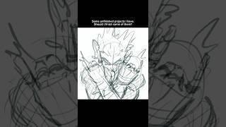 These are some unfinished projects I have - should I finish any of them? #drawing #sketch #art #fyp