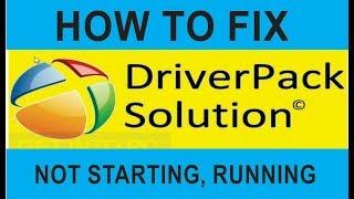 HOW TO FIX SOLUTION PACK DRIVER NOT WORKING, RUNNING, STARTING