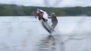 Snowmobile Vs. Jetski watercross BIISONIMAFIA