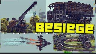 Besiege. КАМАЗ l ЗИЛ-КРАН l САМОЛЁТ l ПОДВЕСКА l Шагаход l V0.23