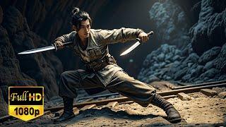 [Kung Fu Movie] The Kung Fu master kicked away the Japanese soldier who was teasing the girl!#movie