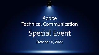 Adobe Technical Communication Special Event – Fall 2022