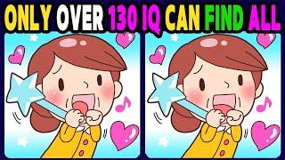 【Find the difference】Only Over 130 IQ Can Find All! / Fun Challenge【Spot the difference】408