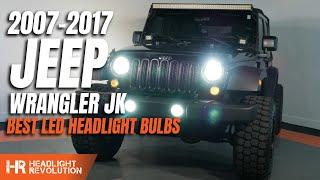 HR Tested: 300% Brighter LED Headlight Bulbs 07-17 Jeep Wrangler JK