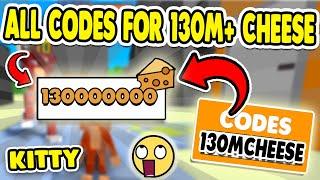 ALL 12 *NEW* ROBLOX KITTY CODES FOR 130 MILLION CHEESE  NEW ENDING CODES OF KITTY 2020