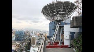 Skybrokers installs a 6.1m antenna in Lima Peru