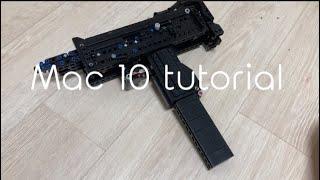 Lego mac10 tutorial / instructions  by kevin183