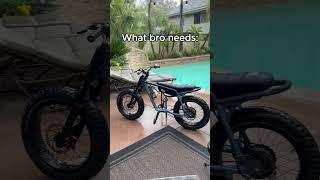 what bro really needs... #shorts #viral #ebike #super73 #wheelie
