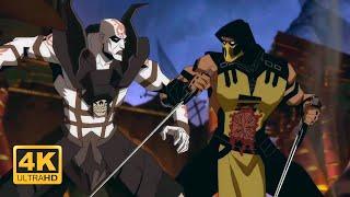 Scorpion vs. Quan Chi. Legends of Mortal Kombat: Scorpion's Revenge